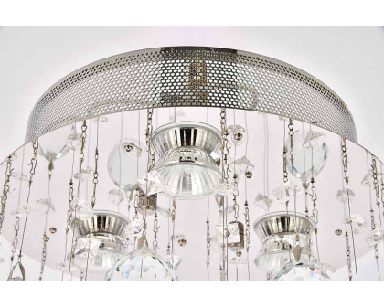 Elegant Flush Mount Light - Chrome, L 12" (V2006F12C-RC)