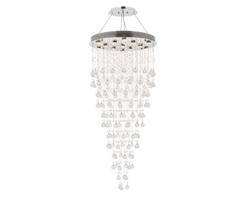 Elegant Chandelier - Chrome, L 28" (V2006G28C-RC)