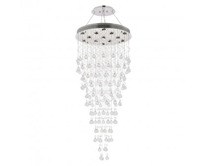 Elegant Chandelier - Chrome, L 28" (V2006G28C-RC)