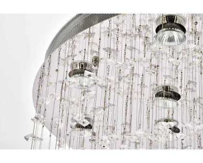 Elegant Chandelier - Chrome, L 32" (V2006G32C-RC)