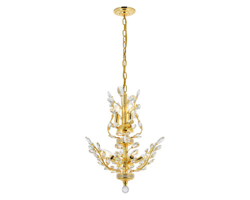 Elegant Chandelier - Gold, L 21" (V2011D21G-RC)