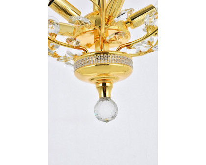 Elegant Chandelier - Gold, L 21" (V2011D21G-RC)