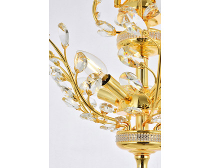 Elegant Chandelier - Gold, L 21" (V2011D21G-RC)