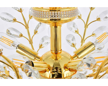 Elegant Chandelier - Gold, L 21" (V2011D21G-RC)