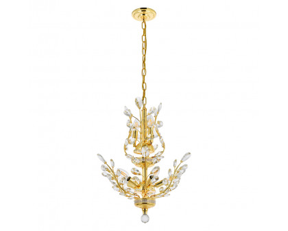 Elegant Chandelier - Gold, L 21" (V2011D21G-RC)