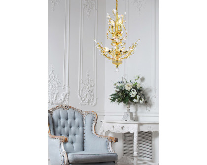 Elegant Chandelier - Gold, L 21" (V2011D21G-RC)