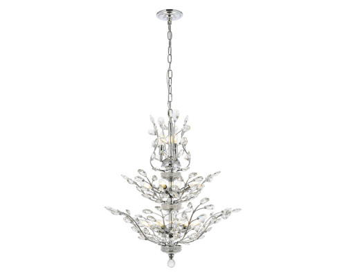 Elegant Chandelier - Chrome, L 27" (V2011D27C-RC)