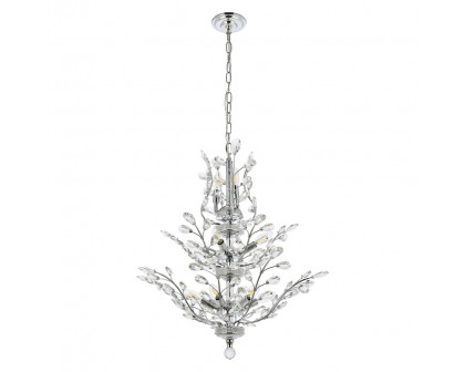 Elegant Chandelier - Chrome, L 27" (V2011D27C-RC)