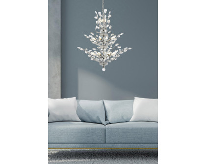 Elegant Chandelier - Chrome, L 27" (V2011D27C-RC)