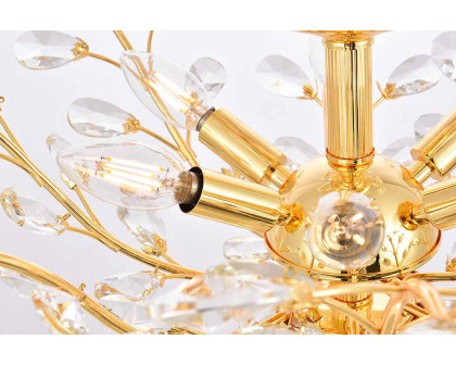 Elegant Chandelier - Gold, L 27" (V2011D27G-RC)