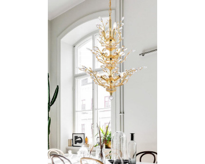 Elegant Chandelier - Gold, L 27" (V2011D27G-RC)