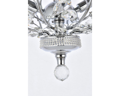 Elegant Flush Mount Light - Chrome/EC, L 20" (V2011F20C-EC)