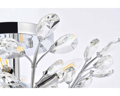 Elegant Flush Mount Light - Chrome/EC, L 20" (V2011F20C-EC)