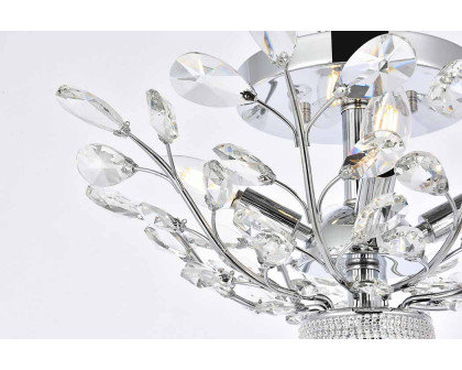 Elegant Flush Mount Light - Chrome/EC, L 20" (V2011F20C-EC)