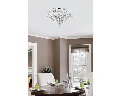 Elegant Flush Mount Light - Chrome/EC, L 20" (V2011F20C-EC)