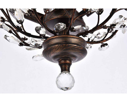 Elegant Flush Mount Light - Dark Bronze, L 20" (V2011F20DB-RC)