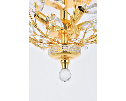 Elegant Flush Mount Light - Gold, L 20" (V2011F20G-RC)