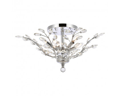 Elegant Flush Mount Light - Chrome/EC, L 27" (V2011F27C-EC)