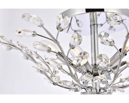 Elegant Flush Mount Light - Chrome/EC, L 27" (V2011F27C-EC)