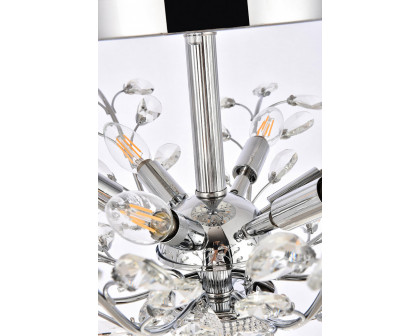 Elegant Flush Mount Light - Chrome/EC, L 27" (V2011F27C-EC)