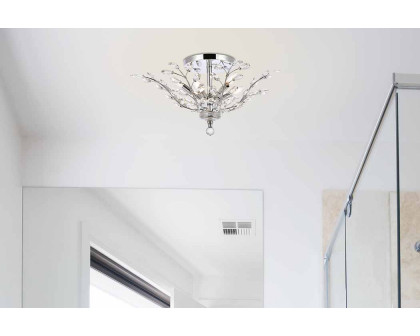 Elegant Flush Mount Light - Chrome/EC, L 27" (V2011F27C-EC)