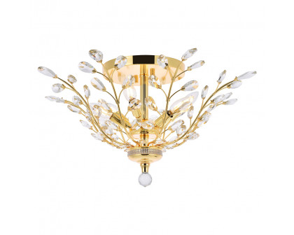 Elegant Flush Mount Light - Gold, L 27" (V2011F27G-RC)