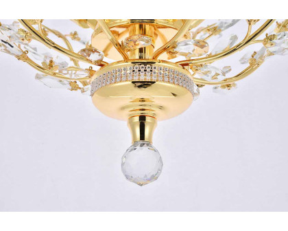 Elegant Flush Mount Light - Gold, L 27" (V2011F27G-RC)