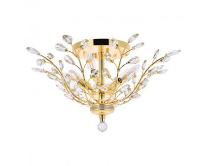 Elegant Flush Mount Light - Gold, L 27" (V2011F27G-RC)