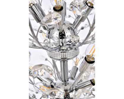 Elegant Chandelier - Chrome, L 41" (V2011G41C-RC)