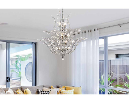 Elegant Chandelier - Chrome, L 41" (V2011G41C-RC)