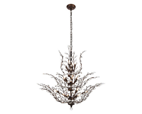 Elegant Chandelier - Dark Bronze, L 41" (V2011G41DB-RC)