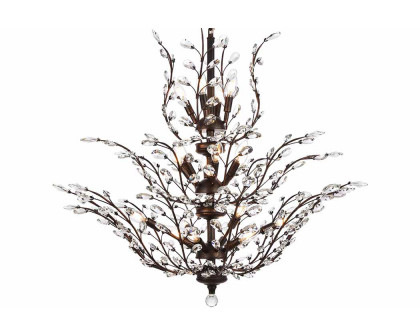 Elegant Chandelier - Dark Bronze, L 41" (V2011G41DB-RC)