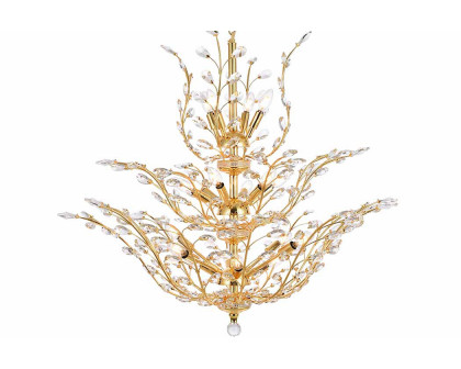 Elegant Chandelier - Gold/EC, L 41" (V2011G41G-EC)