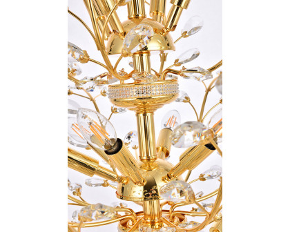 Elegant Chandelier - Gold/EC, L 41" (V2011G41G-EC)