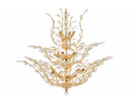 Elegant Chandelier - Gold/RC, L 41" (V2011G41G-RC)