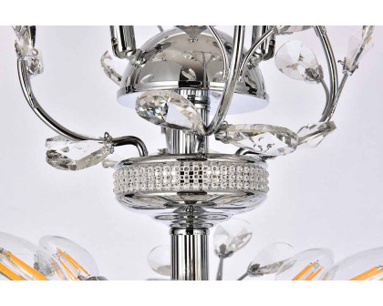 Elegant Chandelier - Chrome, L 54" (V2011G54C-RC)