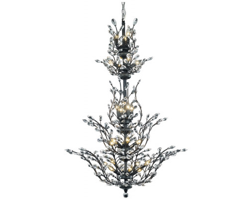 Elegant Chandelier - Dark Bronze, L 54" (V2011G54DB-RC)