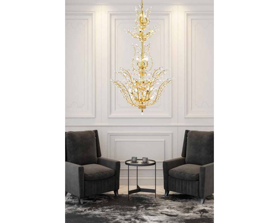 Elegant Chandelier - Gold, L 54" (V2011G54G-RC)