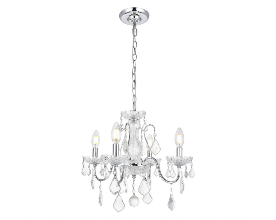 Elegant Pendant Light - Chrome, L 17" (V2015D17C-RC)