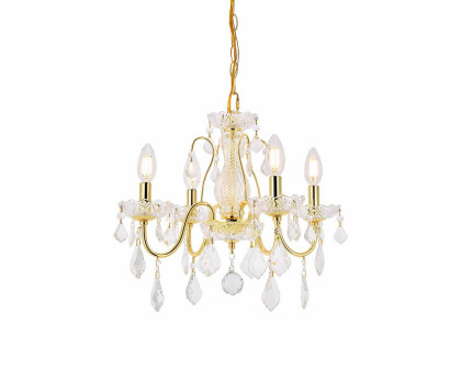 Elegant Pendant Light - Gold, L 17" (V2015D17G-RC)