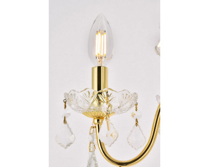 Elegant Pendant Light - Gold, L 17" (V2015D17G-RC)