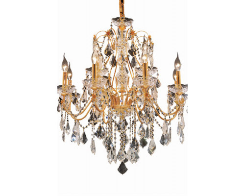 Elegant Pendant Light - Gold, L 28" (V2015D28G-RC)