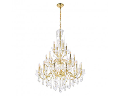 Elegant Chandelier - Gold (V2015G36G-RC)