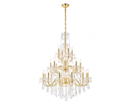 Elegant Chandelier - Gold (V2015G36G-RC)