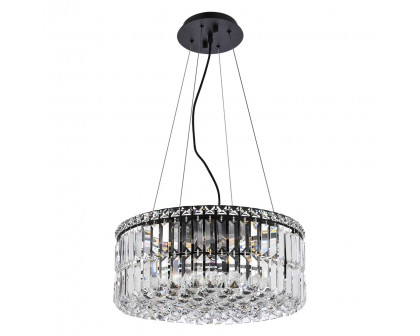 Elegant Chandelier - Black, L 20" (V2030D20BK-RC)