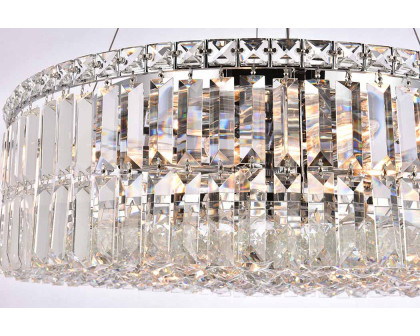 Elegant Chandelier - Chrome, L 24" (V2030D24C-RC)