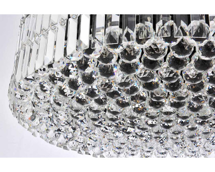 Elegant Chandelier - Black, L 28" (V2030D28BK-RC)