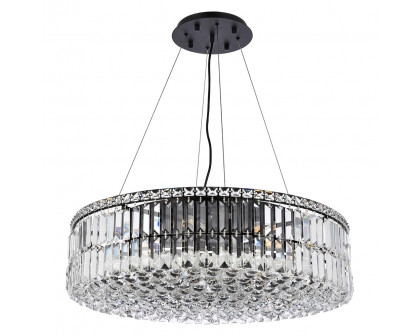 Elegant Chandelier - Black, L 28" (V2030D28BK-RC)