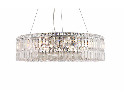 Elegant Chandelier - Chrome, L 28" (V2030D28C-RC)