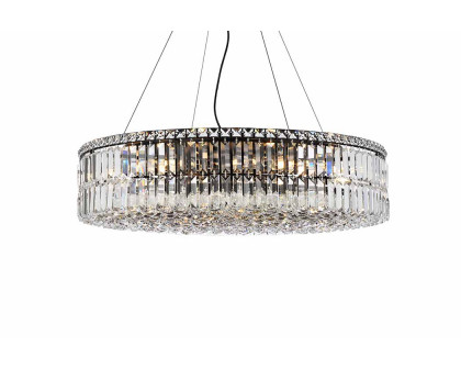 Elegant Chandelier - Black, L 32" (V2030D32BK-RC)